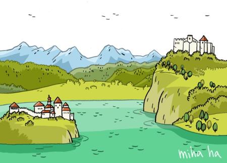 PRAVLJIČNA SREDINA POTEPANJA PO KAMNIKU